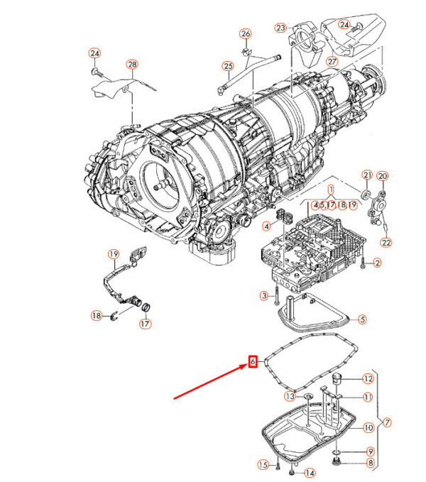 09L321371A - NEW AUDI A4 B7 OIL SUMP GASKET 09L321371A OEM