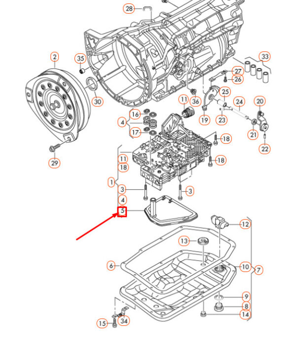 0AT325429 - NEW AUDI Q7 4L OIL STRAINER 0AT325429 ORIGINAL