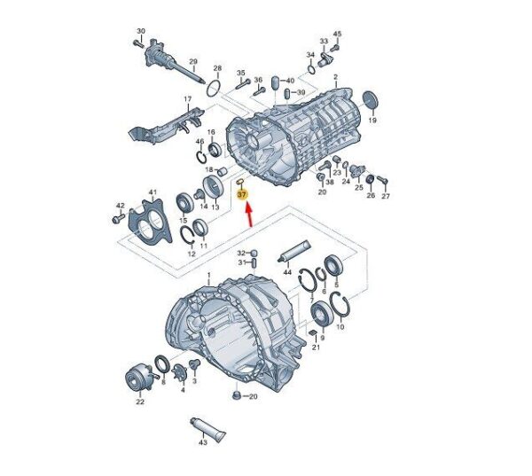 0CS301473 - AUDI A4 B9 Gearbox Sleeve 0CS301473 NEW GENUINE