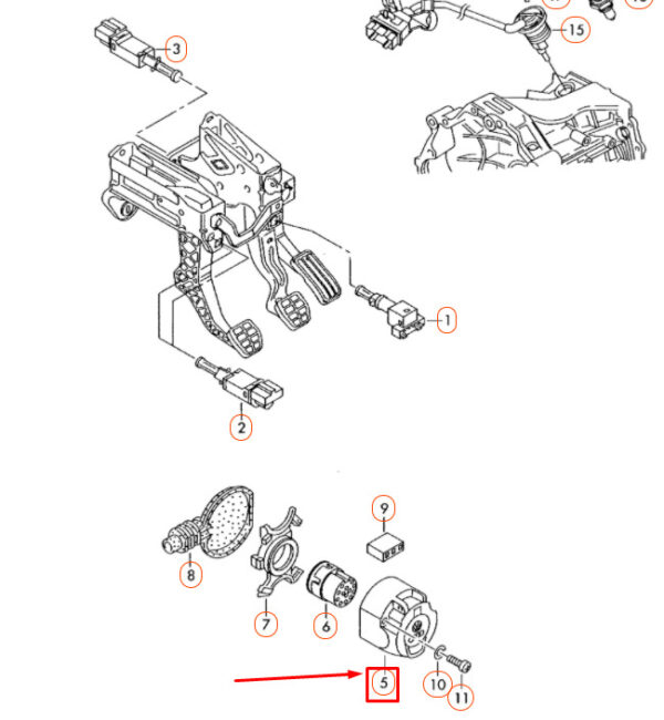 1J0945505A - Audi A4 B7 trailer clutch socket housing 1J0945505A NEW REAL