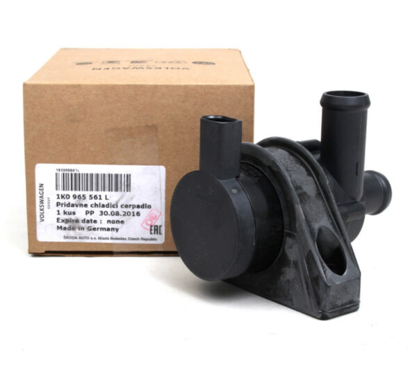 1K0965561L - VW CADDY 2K MK3 auxiliary cooling water pump 1K09655561L NEW ORIGINAL