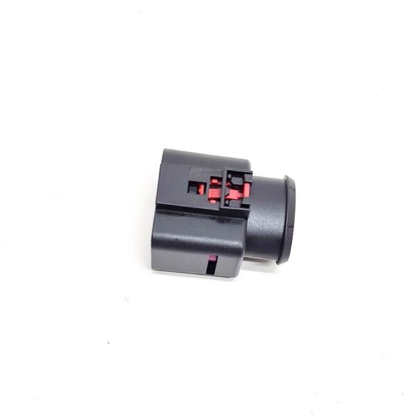 1K0971955 - NEW AUDI A1 MK1 FLAT CONTACH HOUSING 2 PIN BLACK 1K0971955 ORIGINAL