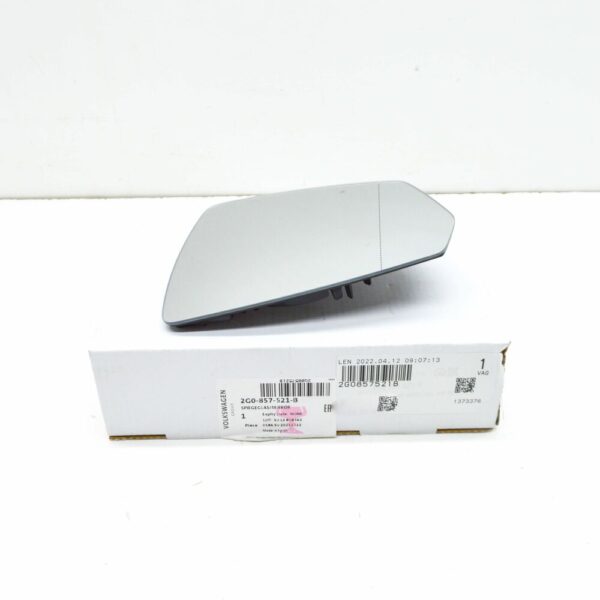 2G0857521B - NEW AUDI A1 SPORTBACK GB FRONT LEFT DOOR MIRROR GLASS LHD 2G0857521B