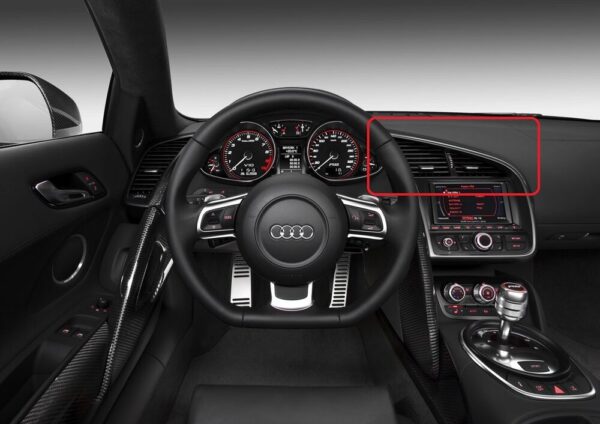 423820951H77 - NEW AUDI R8 (07-12) LHD FRONT DASHBOARD CENTER AIR VENT 423820951H77 GENUINE