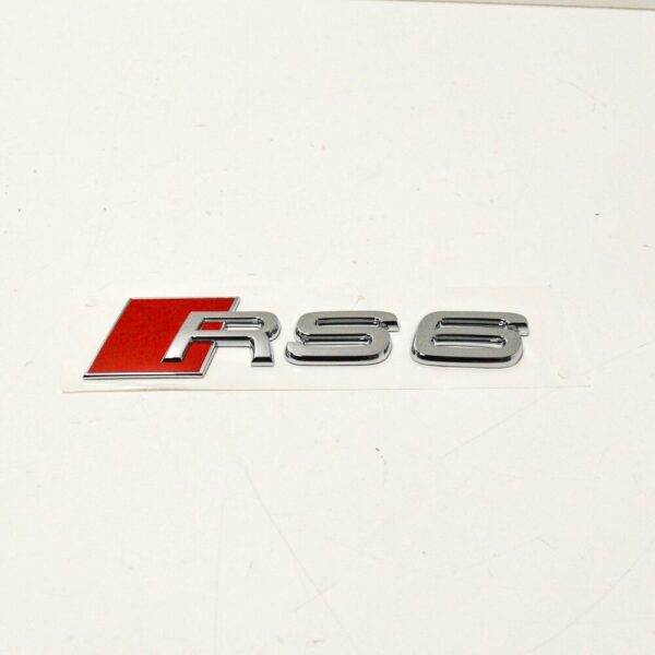 4B08537402ZZ - AUDI RS6 C7 Trunk Lid Badge Emblem 4B08537402ZZ 4B0853740 2ZZ New Genuine 2014