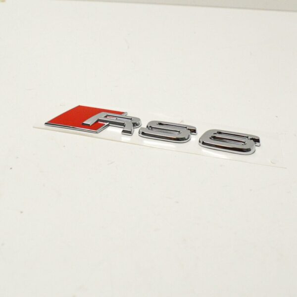 4B08537402ZZ - AUDI RS6 C7 Trunk Lid Badge Emblem 4B08537402ZZ 4B0853740 2ZZ New Genuine 2014