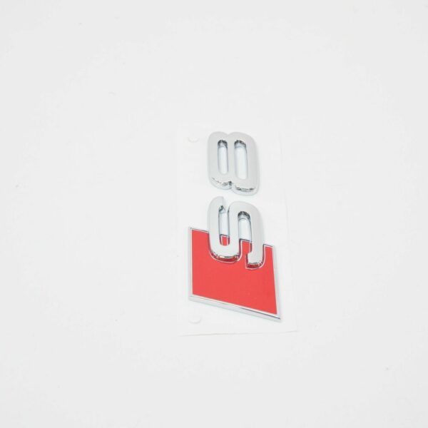 4D0853735A - NEW AUDI A8 4D S8 REAR STRICKER EMBLEM 4D0853735A 2ZZ OEM
