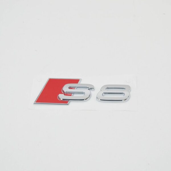 4D0853735A2ZZ - Audi A8 S8 D4 Rear Bumper Lettering Emblem Badge 4D0853735A2ZZ NEW GENUINE