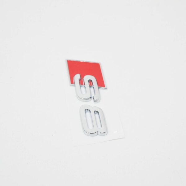 4D0853735A2ZZ - Audi A8 S8 D4 Rear Bumper Lettering Emblem Badge 4D0853735A2ZZ NEW GENUINE