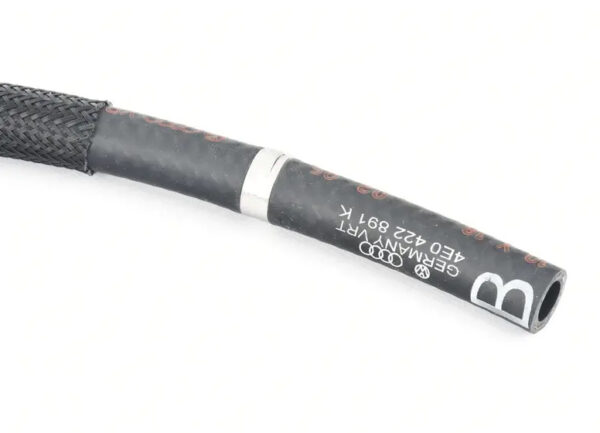 4E0422891K - NEW AUDI A8 D3 4E POWER STEERING RETURN HOSE 4E0422891K ORIGINAL