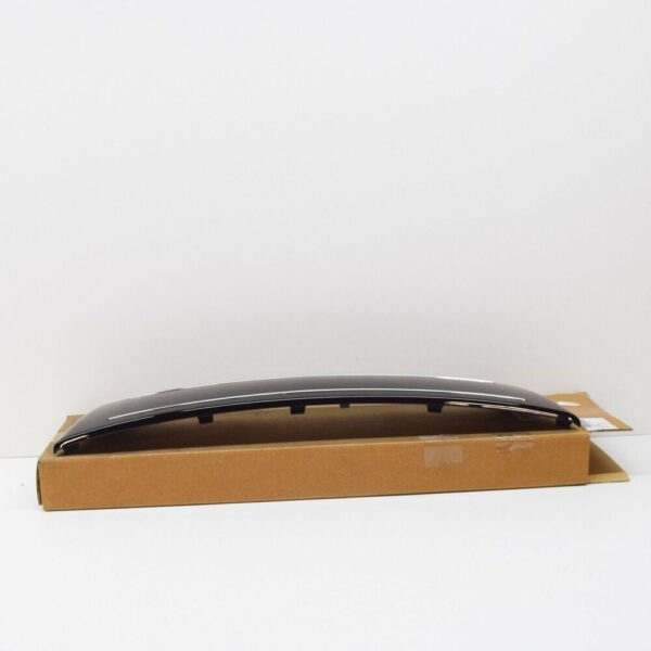 4E0807285ALT94 - NEW AUDI A8 4E D3 FRONT GLOSSY BLACK PLATE FILLER 4E0807285ALT94
