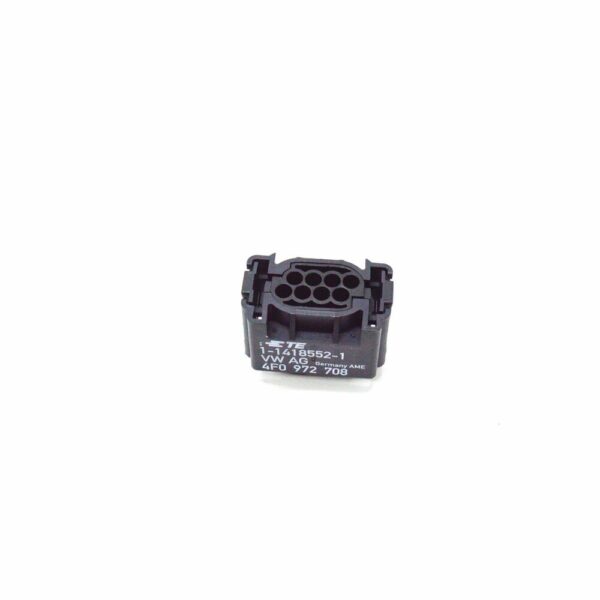 4F0972708 - NEW AUDI A3 8V FLAT CONTACT HOUSING 8 PIN BLACK 4F0972708 ORIGINAL