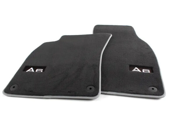 4F1061275PMNO - NEW OEM AUDI A6 C6 FRONT FLOOR MAT SET LHD 4F1061275PMNO GENUINE