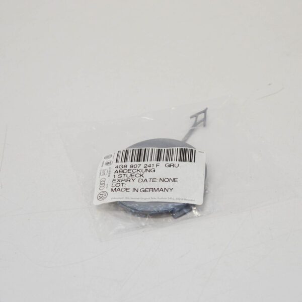 4G8807241FGRU - NEW AUDI A7 SPORTBACK 4GA FRONT BUMPER TOW HOOK EYE COVER 4G8807241FGRU ORIGINAL