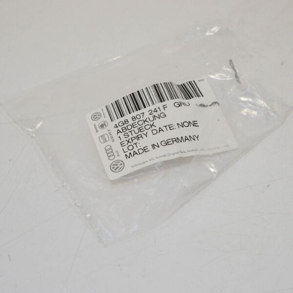 4G8807241FGRU - NEW AUDI A7 SPORTBACK 4GA FRONT BUMPER TOW HOOK EYE COVER 4G8807241FGRU ORIGINAL