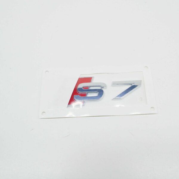 4G88537352ZZ - New Genuine Audi S7 Rear Boot Trunk Chrome "S7" Badge Emblem 4G88537352ZZ OEM