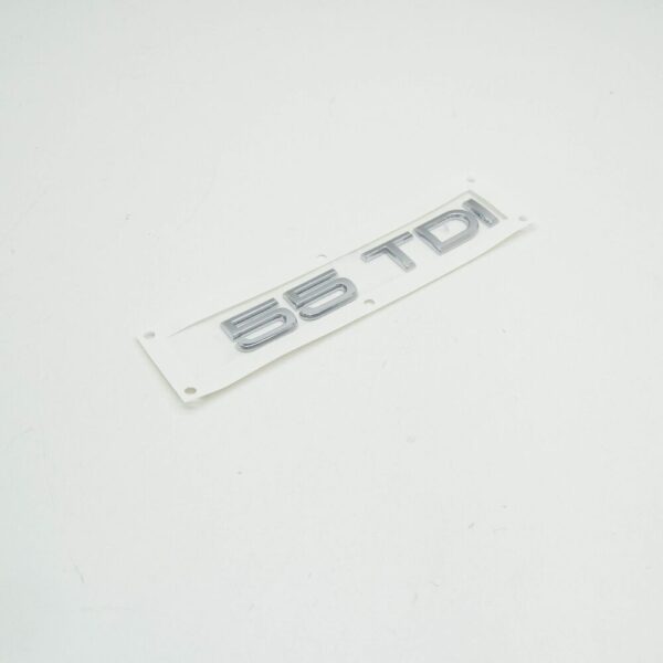 4G8853744A2ZZ - NEW AUDI A6 AVANT C7 REAR BOOT TRUNK BADGE '55 TDI' 4G8853744A2ZZ ORIGINAL