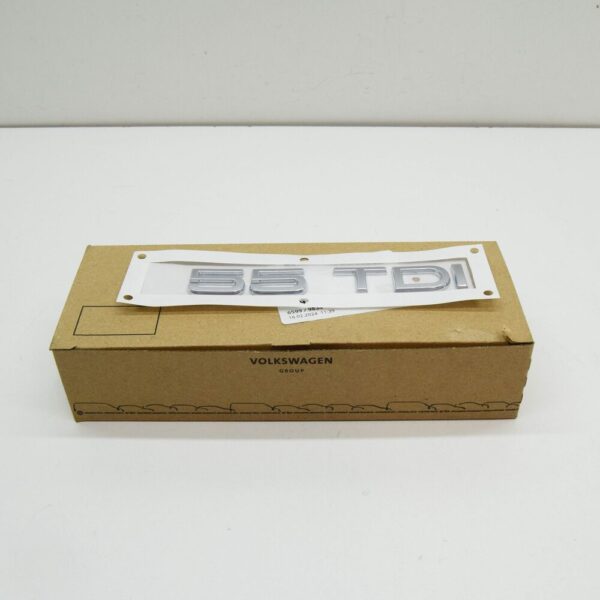 4G8853744A2ZZ - NEW AUDI A6 AVANT C7 REAR BOOT TRUNK BADGE '55 TDI' 4G8853744A2ZZ ORIGINAL