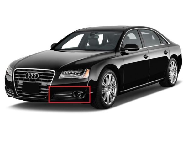 4H0807679F3FZ - NEW AUDI A8 S8 QUATTRO FRONT LEFT LOWER BLACK GRILLE 4H0807679F3FZ