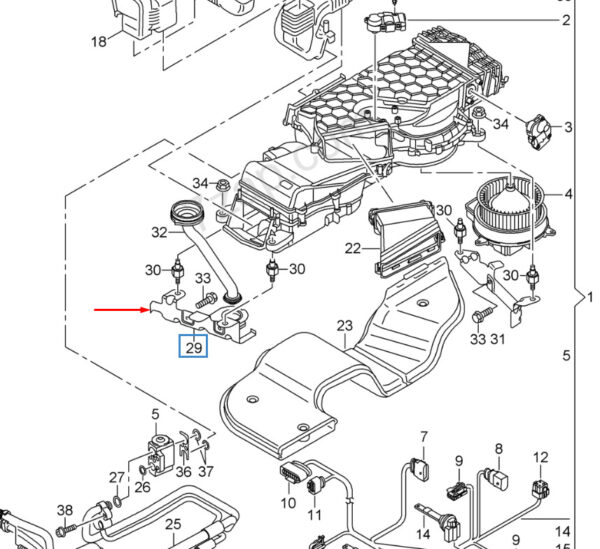 4H0819134A - NEW AUDI A8 D4 BRACKET 4H0819134A OEM