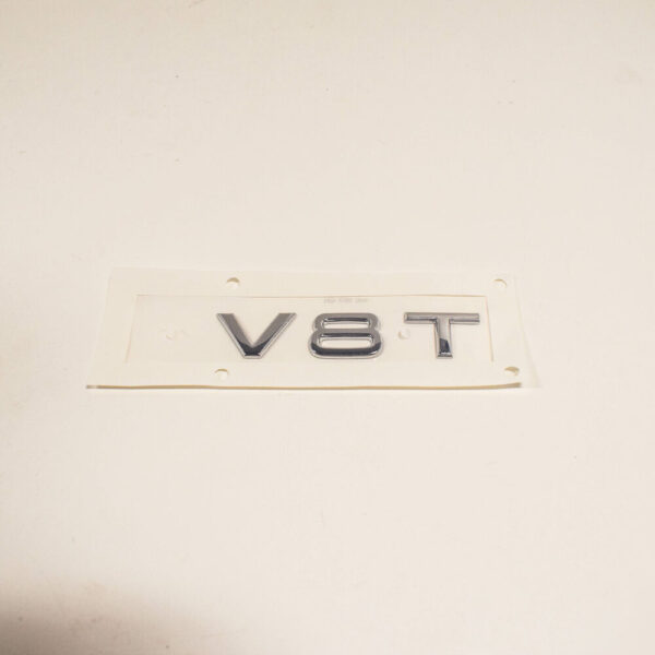 4H0853601 - NEW AUDI A8 4H FRONT BUMPER SIDE EMBLEM INSCRIPTION BADGE 4H0853601 2ZZ