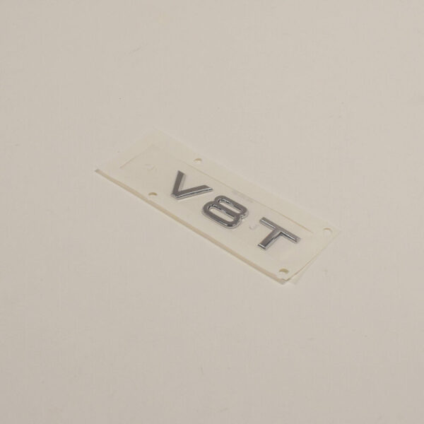 4H0853601 - NEW AUDI A8 4H FRONT BUMPER SIDE EMBLEM INSCRIPTION BADGE 4H0853601 2ZZ