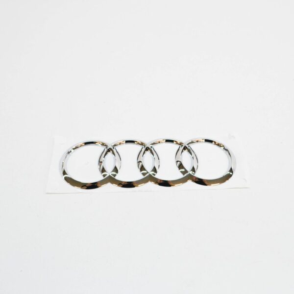 4H0853742A2ZZ - NEW AUDI Q5 8R REAR TRUNK RINGS EMBLEM BADGE 4H0853742A2ZZ ORIGINAL