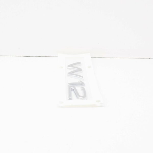 4H0853743B - NEW AUDI A8 D4 REAR W12 EMBLEM PLATE 4H0853743B2ZZ GENUINE