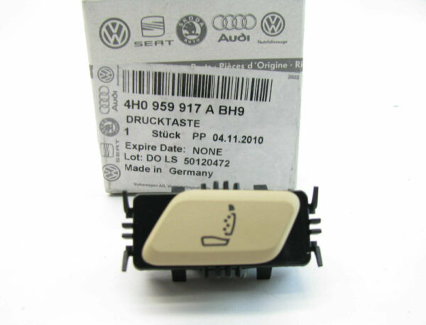 4H0959917ABH9 - NEW AUDI Q7 4M LEFT SEAT MASSAGE SWITCH 4H0959917ABH9 GENUINE