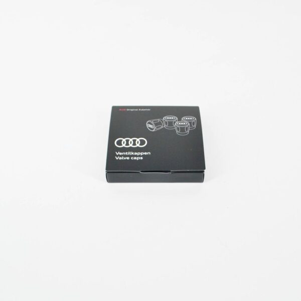 4L0071215 - New Genuine Audi A1 A3 A4 A5 A6 A7 A8 Tyre Metal Valve Audi Logo Caps 4L0071215