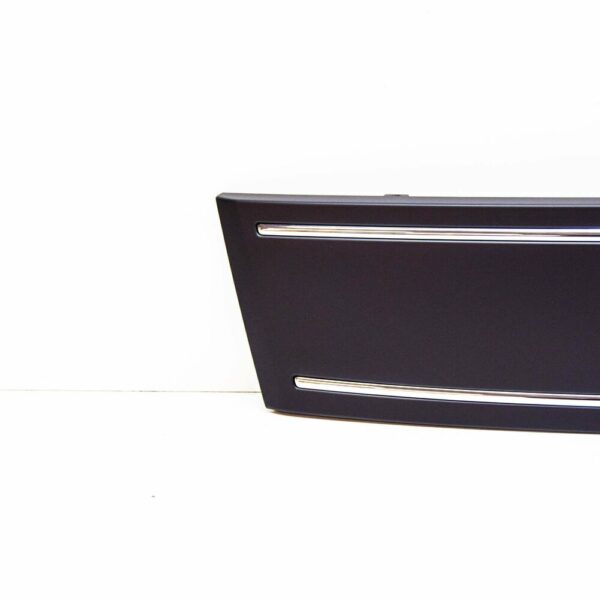 4L08072873FZ - New Genuine Audi Q7 Front Grill Number Plate Filler Delete Black 4L08072873FZ