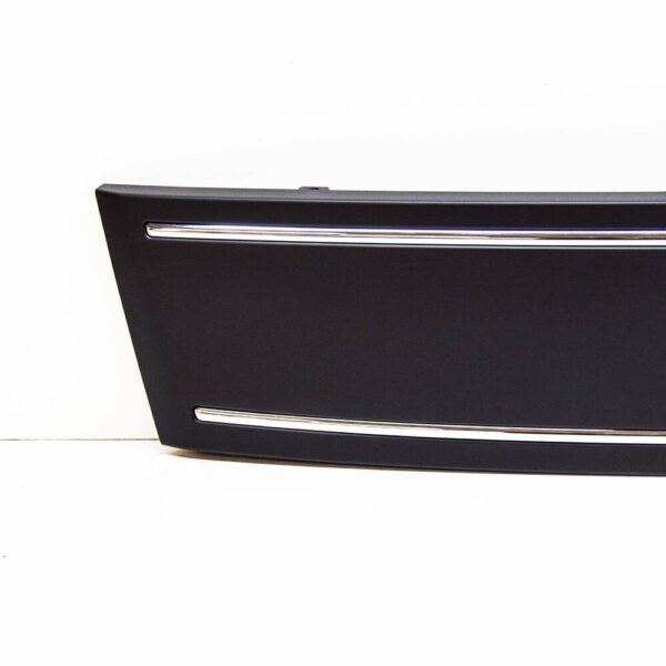 4L08072873FZ - New Genuine Audi Q7 Front Grill Number Plate Filler Delete Black 4L08072873FZ
