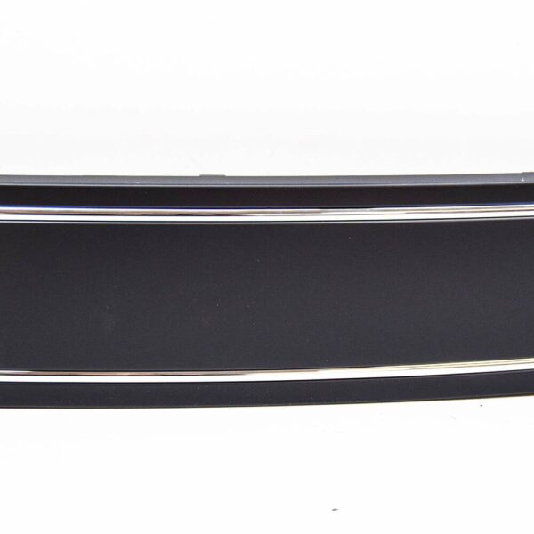 4L08072873FZ - New Genuine Audi Q7 Front Grill Number Plate Filler Delete Black 4L08072873FZ