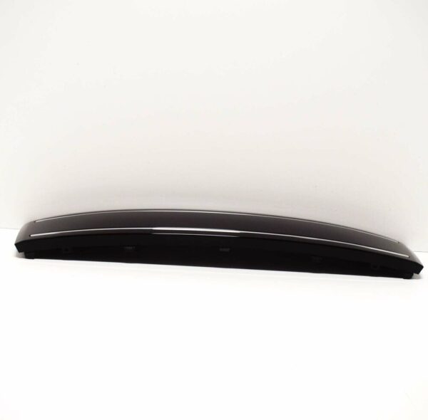 4L0807287T94 - NEW AUDI Q7 FRONT GRILL NUMBER PLATE FILLER DELETE GLOSS BLACK 4L0807287T94