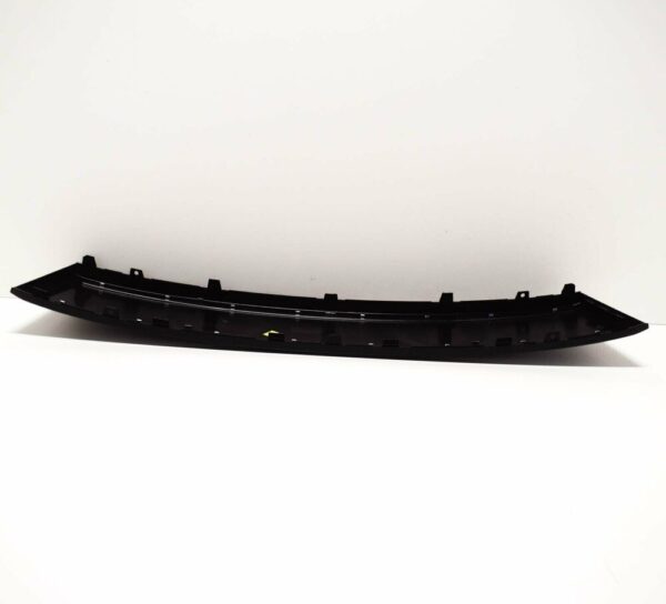 4L0807287T94 - NEW AUDI Q7 FRONT GRILL NUMBER PLATE FILLER DELETE GLOSS BLACK 4L0807287T94