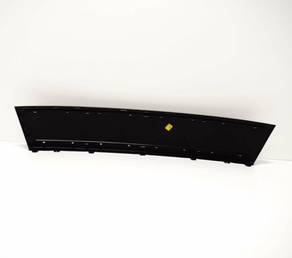 4L0807287T94 - NEW AUDI Q7 FRONT GRILL NUMBER PLATE FILLER DELETE GLOSS BLACK 4L0807287T94