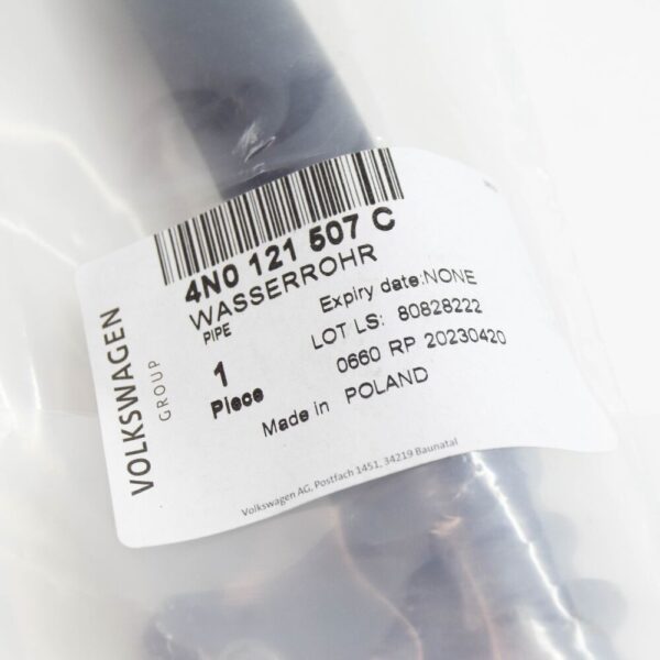 4N0121507C - Audi A8 4N engine coolant pipe 4N0121507C NEW ORIGINAL
