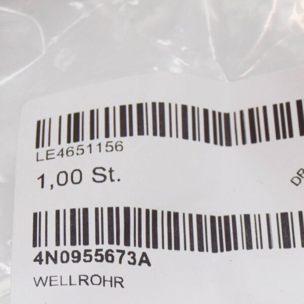 4N0955673A - AUDI A8 4N WASHER SYSTEM CORRUGATED PIPE 4N0955673A NEW GENUINE
