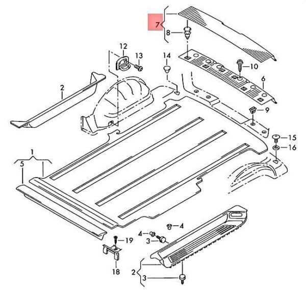 7H586345930T - NEW COVER UPPER PART FOR LOCK CARRIER CLASSIC GREY GREY 7H586345930T ORIGINAL