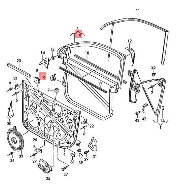7L0837346A - NEW COMPENSATING PIECE VW TOUAREG 7L0837346A ORIGINAL