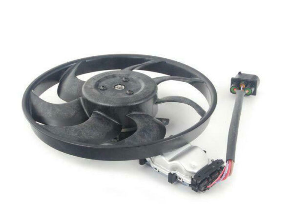 7L0959455F - NEW AUDI Q7 4L LEFT RADIATOR FAN WITH CONTROL UNIT 7L0959455F ORIGINAL