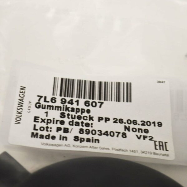 7L6941607 - NEW AUDI A5 8T HEADLIGHT COVER CAP 7L6941607 ORIGINAL