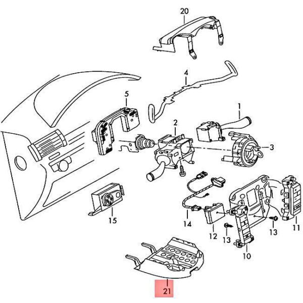 7L695351675R - NEW VW TOUAREG 7L6 7LA TRIM LOWER SECTION ANTHRACITE 7L695351675R ORIGINAL