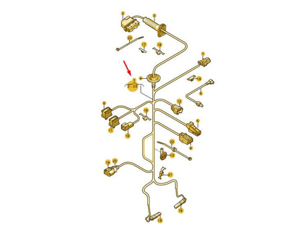 80A971029AM - AUDI Q5 FY Front Left Door Wiring LHD 80A971029AM NEW GENUINE