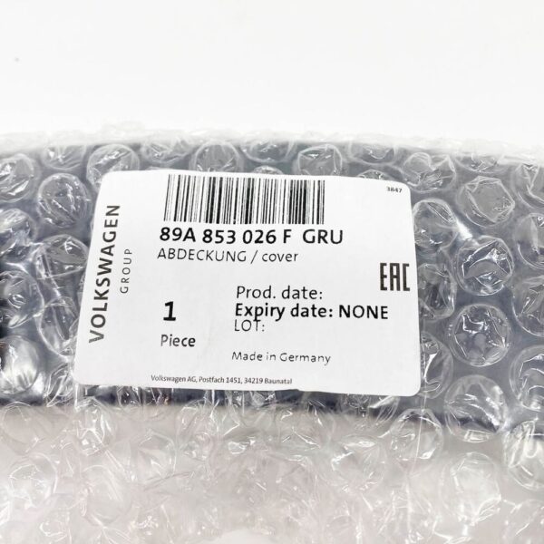 89A853026FGRU - NEW AUDI Q4 E-TRON FRONT RIGHT WHEEL ARCH FRONT COVER 89A853026FGRU