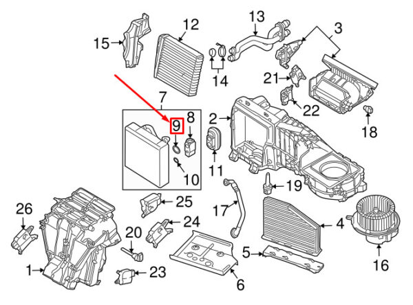 8E0260749D - Audi Q3 8U A/C Cable Upper O-Ring 8E0260749D NEW ORIGINAL