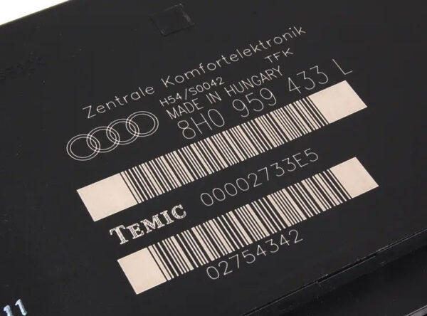 8H0959433L - New AUDI A4 Cabrio B7 Comfort System Control Unit 8H0959433L
