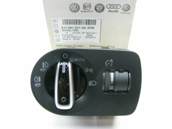 8J1941531AE5PR - NEW AUDI A3 SPORTBACK 8P HEADLIGHTS SWITCH CONTROL UNIT 8J1941531AE5PR