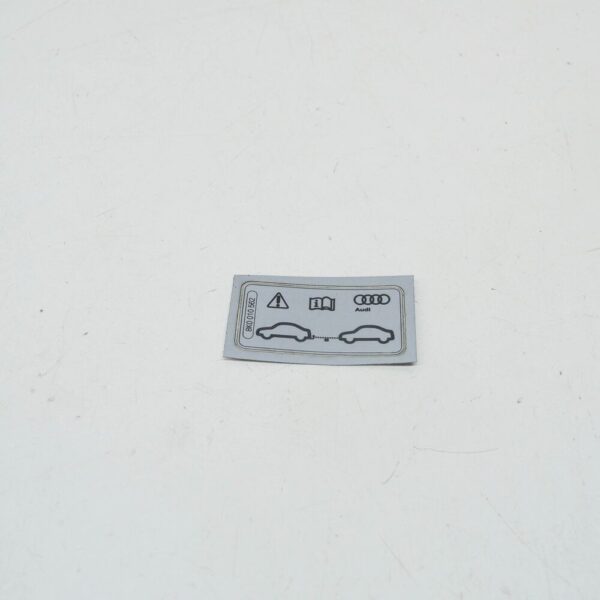 8K0010562 - Audi Q5 SQ5 FY 80A Engine Sticker Information Label 8K0010562 NEW ORIGINAL