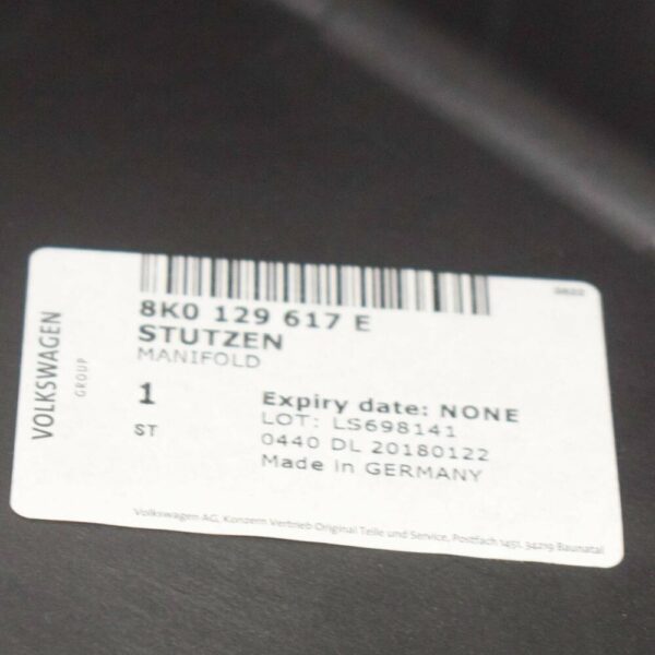 8K0129617E - NEW AUDI A4 B8 FRONT AIR DUCT 8K0129617E ORIGINAL